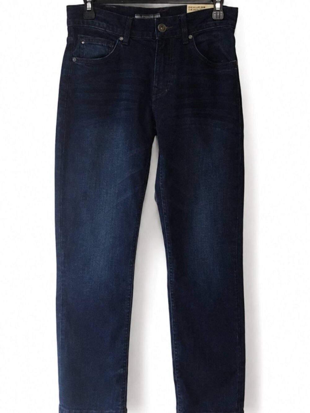 Size 14 boys "Straight Leg, Stretch, Slim Fit" jeans.  Blue denim pants. School